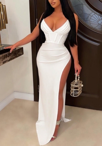 (Real Image)2022 Styles Women Fashion Summer INS Styles Tube Maxi Dress