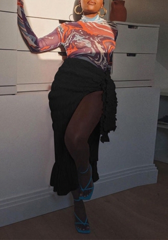 (Only Skirts)2022 Styles Women Fashion Summer INS Styles Ruffle Skirts