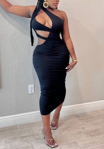 2022 Styles Women Fashion Summer INS Styles Cut Out Maxi Dress