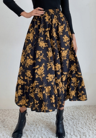 (Only Bottom)(Real Image)2022 Styles Women Sexy INS Styles Floral Bohemian Skirts