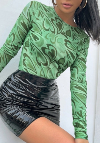 (Real Image)2022 Styles Women Sexy INS Styles Print Tee