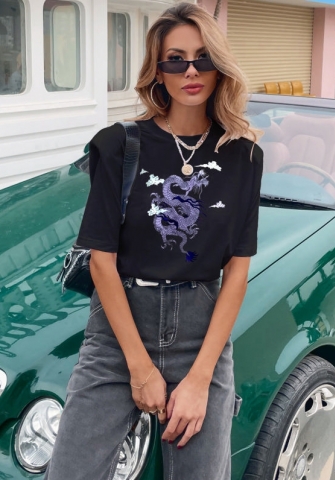 (Real Image)2022 Styles Women Sexy INS Styles Floral Bohemian Tee