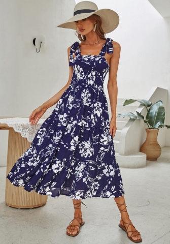 (Real Image)2022 Styles Women Sexy INS Styles Floral Bohemian Maxi Dress