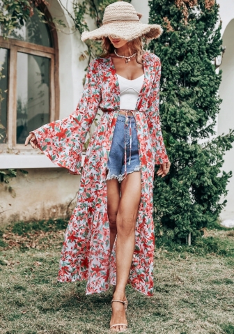 (Real Image)2022 Styles Women Sexy INS Styles Floral Bohemian Maxi Dress