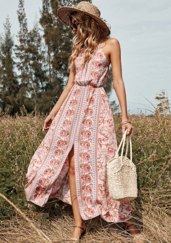(Real Image)2022 Styles Women Sexy INS Styles Floral Bohemian Maxi Dress