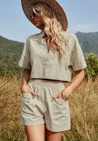 (Real Image)2022 Styles Women Sexy INS Styles Bohemian Short Two Piece Suit