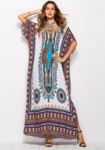 (Real Image)2022 Styles Women Sexy INS Styles Floral Bohemian Maxi Dress