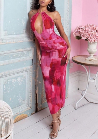 (Real Image)2022 Styles Women Fashion INS Styles Floral Bohemian Maxi Dress