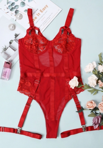 (Real Image)2022 Styles Women Sexy INS Styles Print Teddies Lingerie