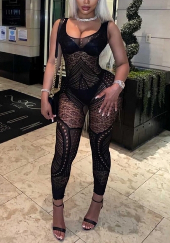 (Real Image)2022 Styles Women Fashion INS Styles Lace Jumpsuit