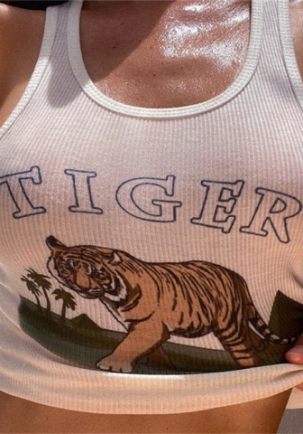 2022 Styles Women Fashion INS Styles Print Tank Tops
