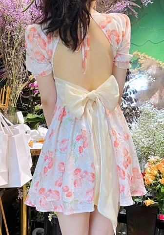 (Real Image)2022 Styles Women Fashion INS Styles Bohemian Mini Dress