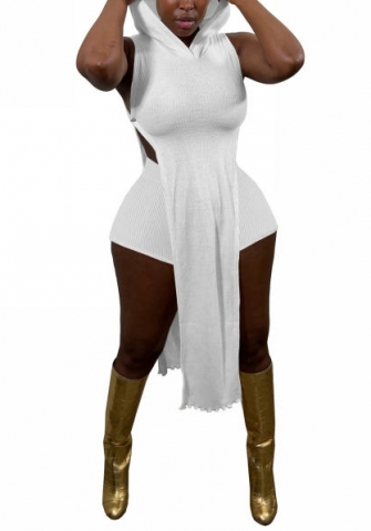 2022 Styles Women Fashion INS Styles Solid Color Rib Hoodie Short Two Piece Suit