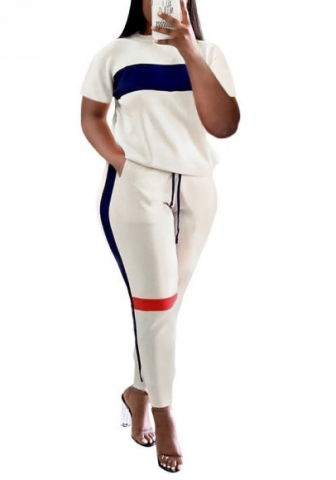 (Real Image)2022 Styles Women Fashion INS Styles Print Two Piece Suit