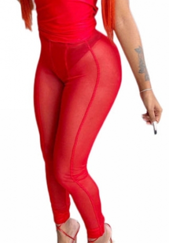 (Only Long Pants)(Real Image)2022 Styles Women Fashion INS Styles Mesh Long Pants