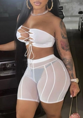 (Only Short Pants0(Real Image)2022 Styles Women Fashion INS Styles Mesh Short Pants