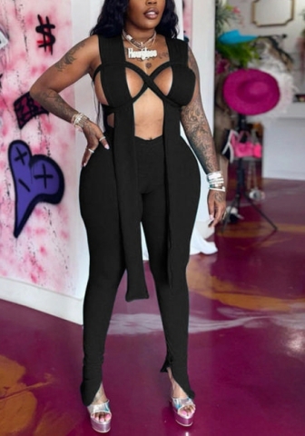 2022 Styles Women Fashion INS Styles Bandage Two Piece Suit