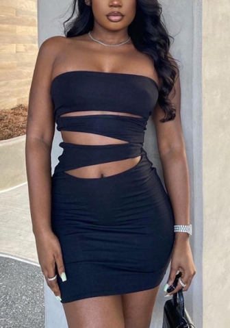 2022 Styles Women Fashion INS Styles Cut Out Club Dress