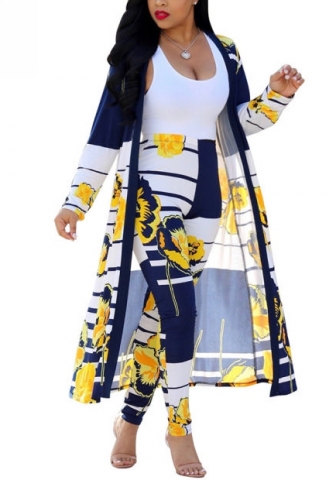 (Not White Tee)(Real Image)2022 Styles Women Sexy INS Styles Print Two Piece Suit