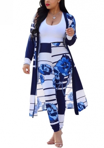 (Not White Tee)(Real Image)2022 Styles Women Sexy INS Styles Print Two Piece Suit