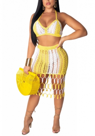 (Real Image)2022 Styles Women Fashion INS Styles Sweater Two Piece Suit Dress