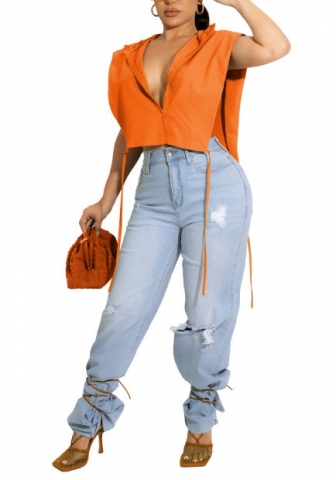 (Only Tops)2022 Styles Women Fashion INS Styles Solid Color Vests