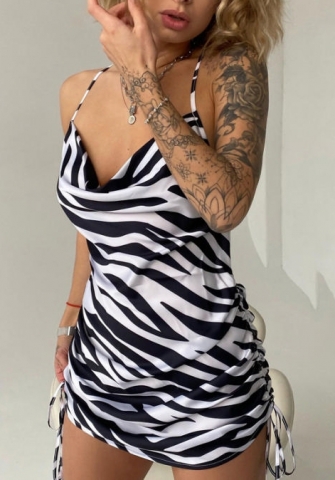 2022 Styles Women Fashion INS Styles Strap Print Summer Dress