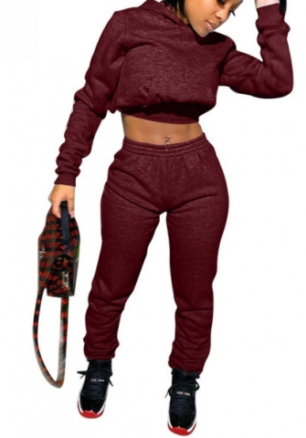 (Real Image)2022 Styles Women Fashion INS Styles Solid Color Hoodie Two Piece Suit