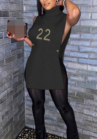 (Real Image)2022 Styles Women Fashion INS Styles Number Casual Mini Dress