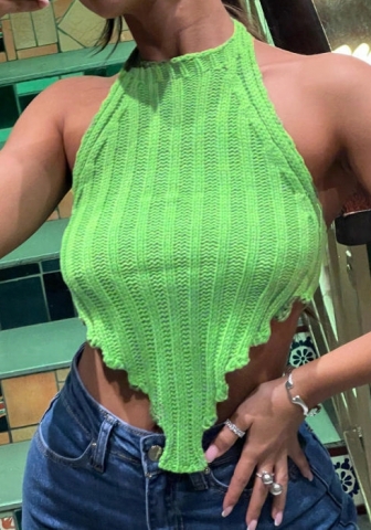 (Real Image)2022 Styles Women Fashion INS Styles Sweater Halter Tops
