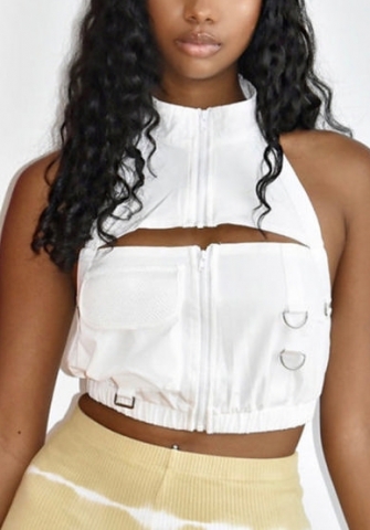 (Real Image)2022 Styles Women Fashion INS Styles Front Zipper Vest