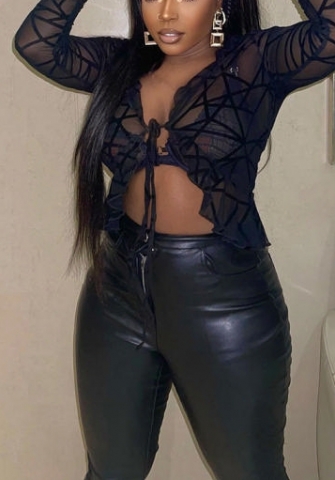 (Only Tops)(Real Image)2022 Styles Women Fashion INS Styles Open Tie Shirts