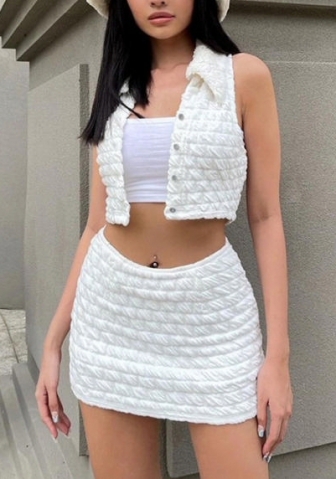 (Real Image)2022 Styles Women Fashion INS Styles Front Button Summer Two Piece Dress