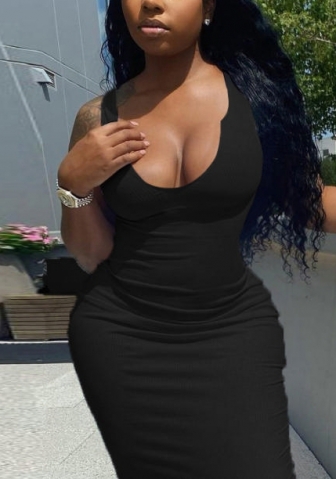 (Real Image)2022 Styles Women Fashion INS Styles Rib Summer Mini Dress