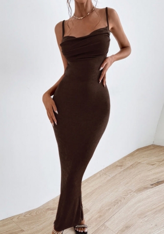 2022 Styles Women Fashion INS Styles Strap Maxi Dress
