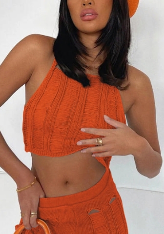 2022 Styles Women Fashion INS Styles Sweater Two Piece Suit (Tops+Long Pants)