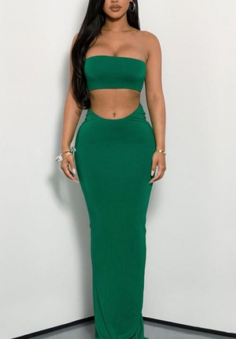 2022 Styles Women Fashion INS Styles Tube + Maxi Skirts Maxi Dress