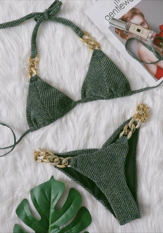 (Real Image)2022 Styles Women Fashion INS Styles Diamonds Bikini Set