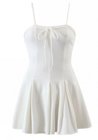 (Real Image)2022 Styles Women Fashion INS Styles Strap Hem Mini Dress