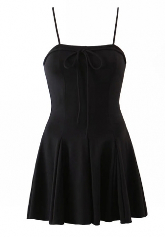 (Real Image)2022 Styles Women Fashion INS Styles Strap Hem Mini Dress