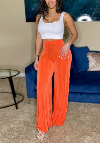 (Only Long Pants)(Real Image)2022 Styles Women Fashion INS Styles Velvet Long Pants