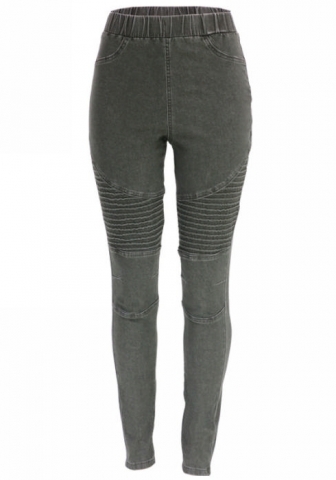 (Real Image)2022 Styles Women Fashion INS Styles Solid Color Jeans Long Pants