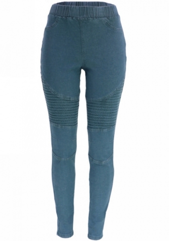 (Real Image)2022 Styles Women Fashion INS Styles Solid Color Jeans Long Pants