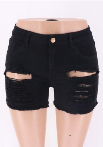 (Real Image)2022 Styles Women Fashion INS Styles Jeans Ripped Short Pants