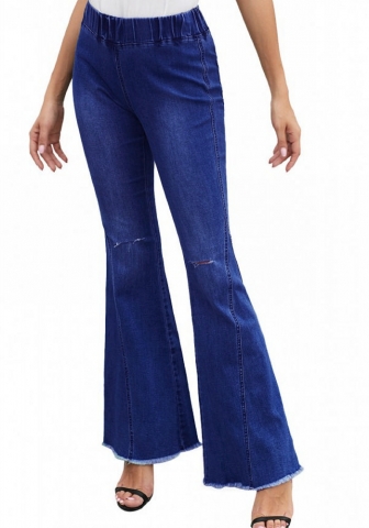 (Real Image)2022 Styles Women Fashion INS Styles Jeans Ripped Long Pants