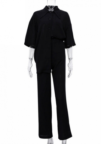 (Real Image)2022 Styles Women Fashion INS Styles  Solid Color Two Piece Suit