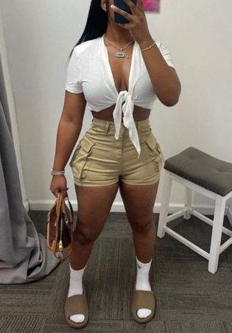 (Only Short Pants)(Real Image)2022 Styles Women Fashion INS Styles OL Short Pants