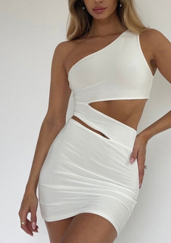 (Real Image)2022 Styles Women Fashion INS Styles Cut Out Club Dress
