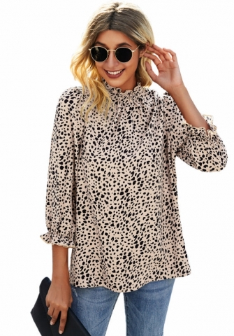 (Real Image)2022 Styles Women Fashion INS Styles Print Blouses