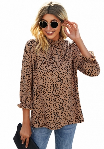 (Real Image)2022 Styles Women Fashion INS Styles Print Blouses